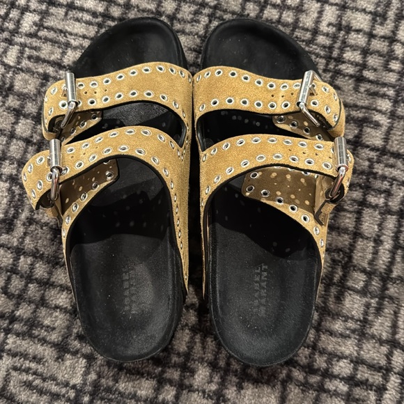 ISABEL MARANT FLAT SANDALS - Picture 1 of 6